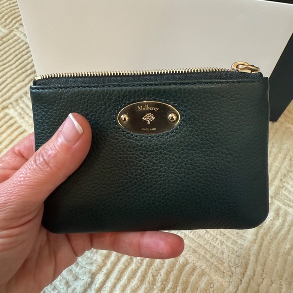 Mulberry leather coin pouch - Picture 3 of 6